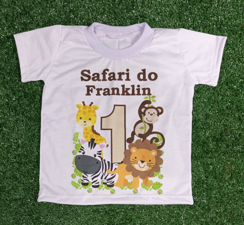 Camiseta Personalizada Safari Infantil