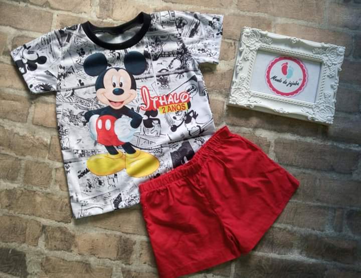 Conjunto Personalizado Mickey Mouse