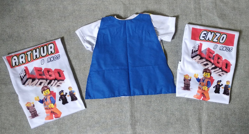 Kit Familia Camisetas Personalizadas Lego