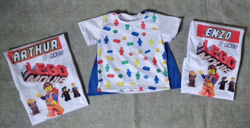 Kit Familia Camisetas Personalizadas Lego