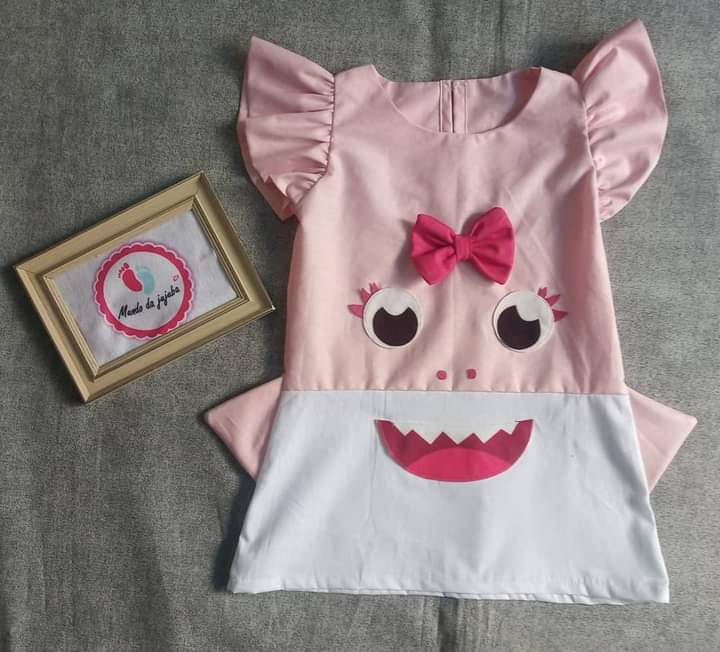 Vestido Personalizado Baby Shark