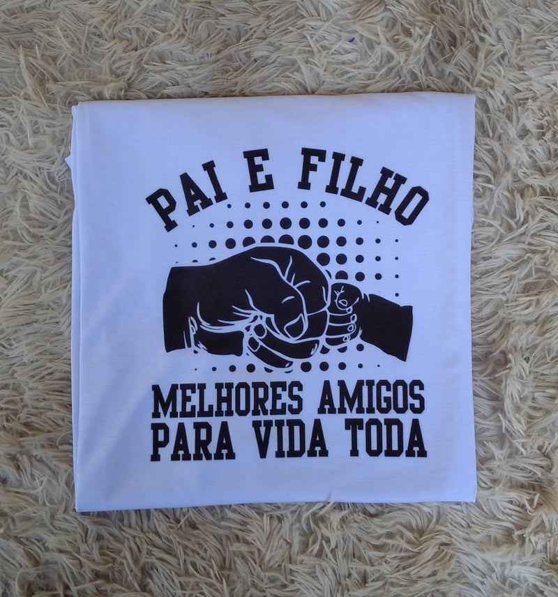 Camiseta Personalizada Pai e Filho melhores amigos