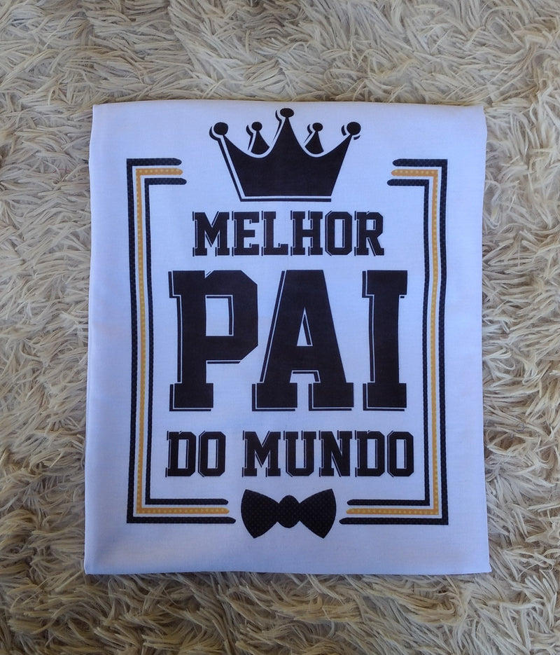 Camiseta Personalizada Melhor Pai do Mundo