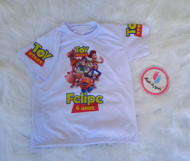 Camiseta Personalizada Toy Story Infantil