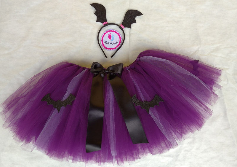 Saia de Tule Vampirina + Arquinho