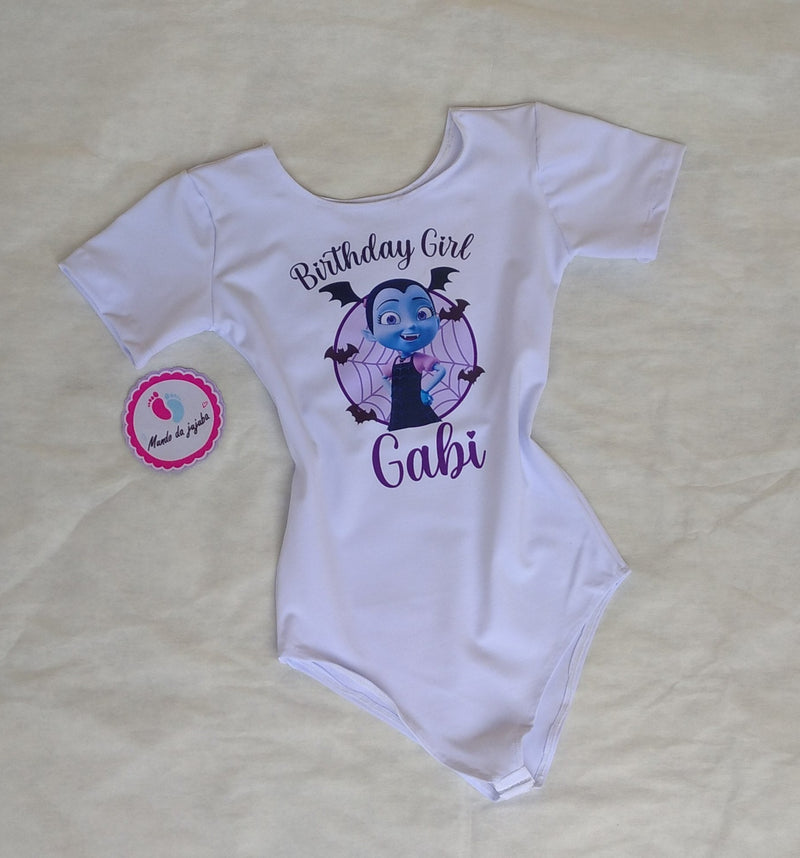 Body Personalizado Vampirina Infantil