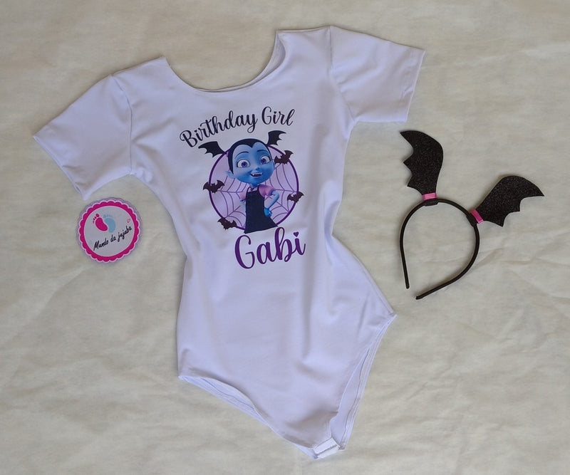 Body Personalizado Vampirina + Arquinho