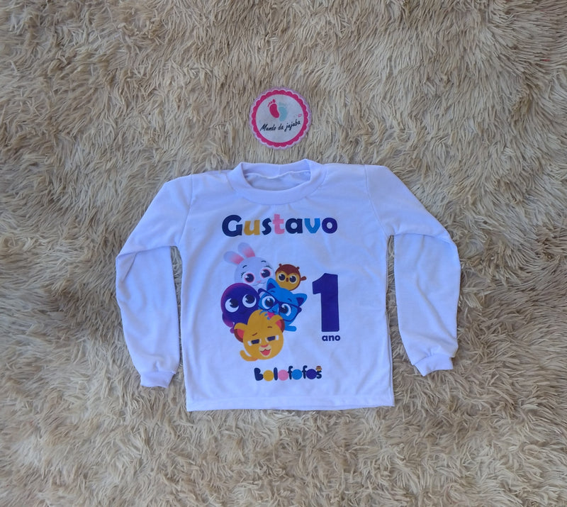 Camiseta Personalizada Bolofofos Infantil