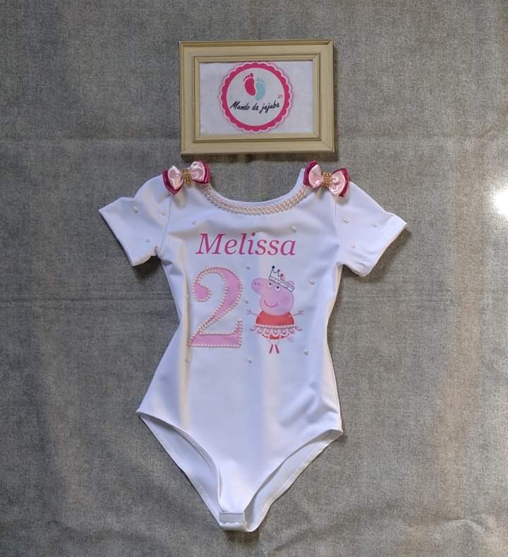 Body Personalizado Pepa Pig Infantil