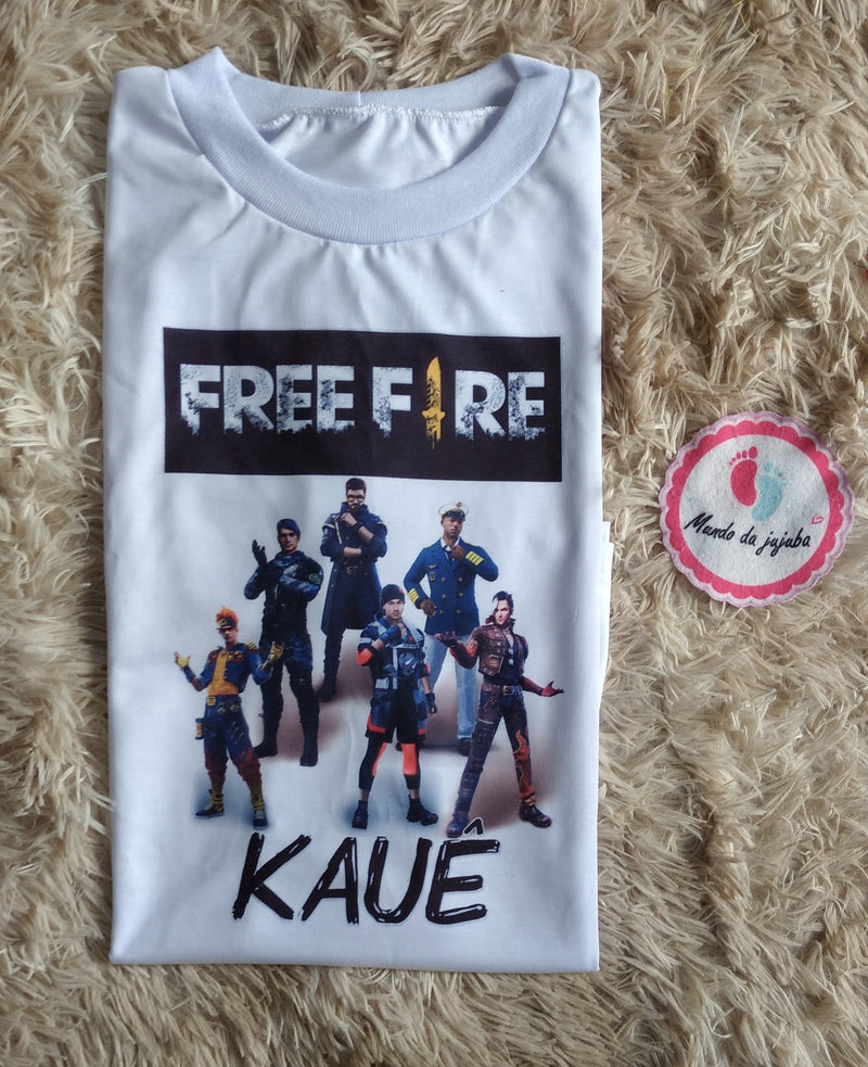 Camiseta Personalizada Free Fire