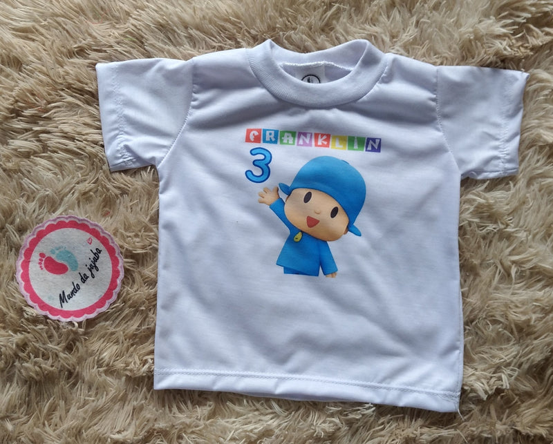 Camiseta Personalizada Pocoyo Infantil