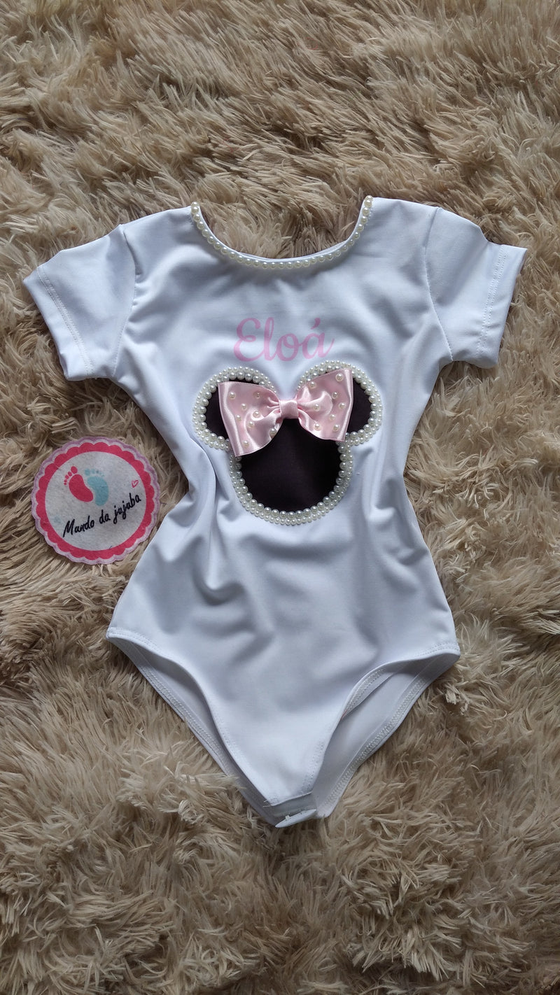 Body Personalizada Minnie Infantil