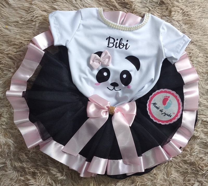 Conjunto Personalizado Panda Infantil