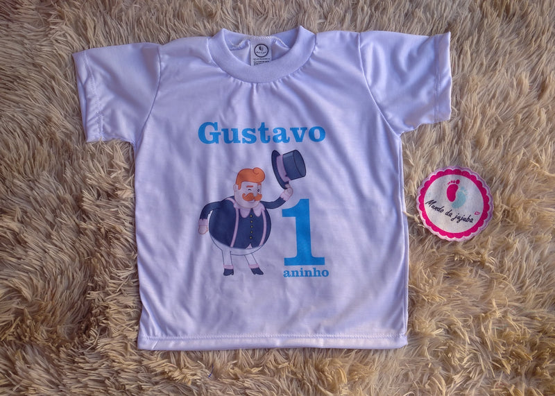 Camiseta Personalizada Mundo bita Infantil