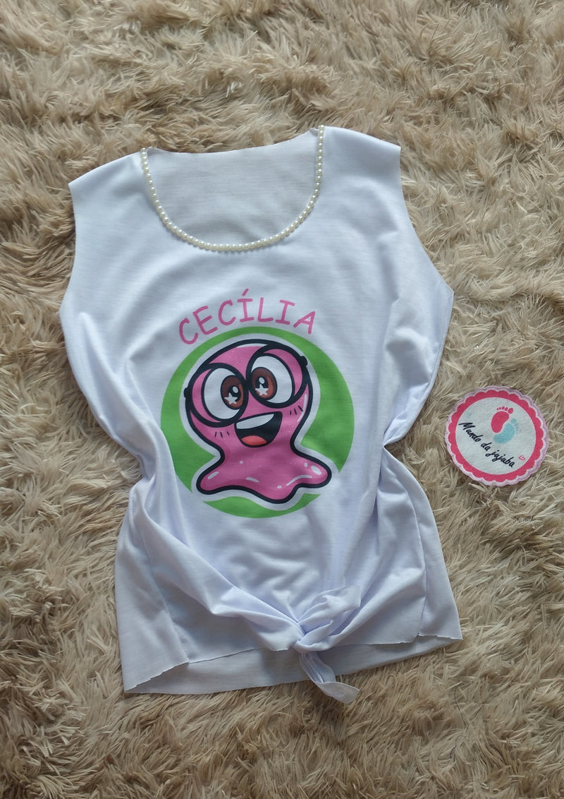 Camiseta de amarrar Personalizada Slime