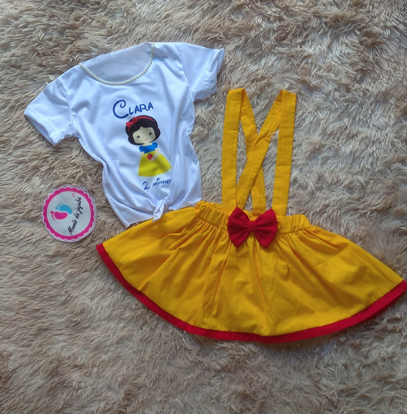 Conjunto Temático Branca de Neve Infantil