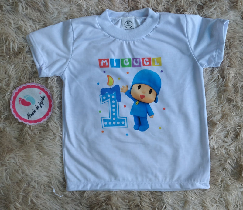 Camiseta Personalizada Pocoyo Infantil