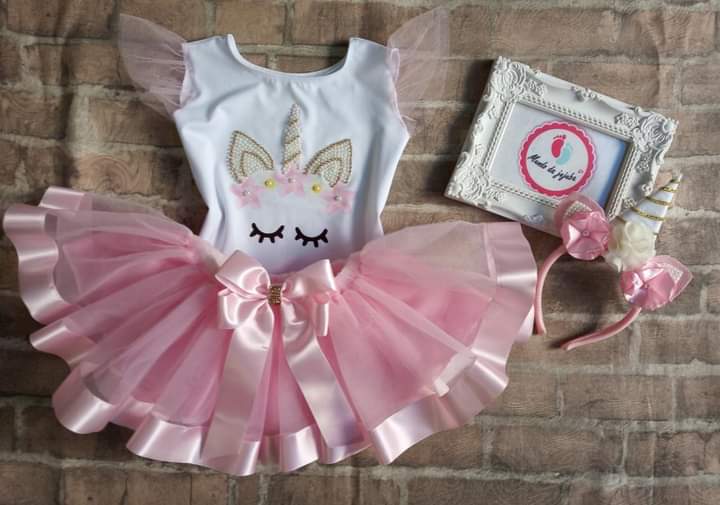 Conjunto Personalizado Unicórnio Infantil