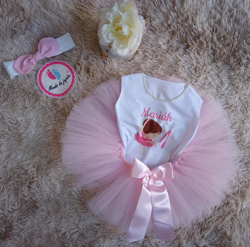 Conjunto Personalizado Bailarina Infantil