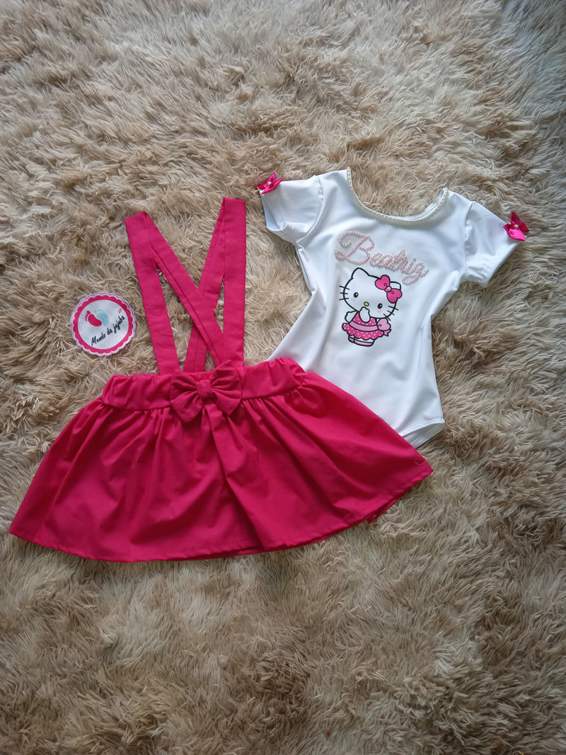 Conjunto Personalizado Hello Kity Infantil