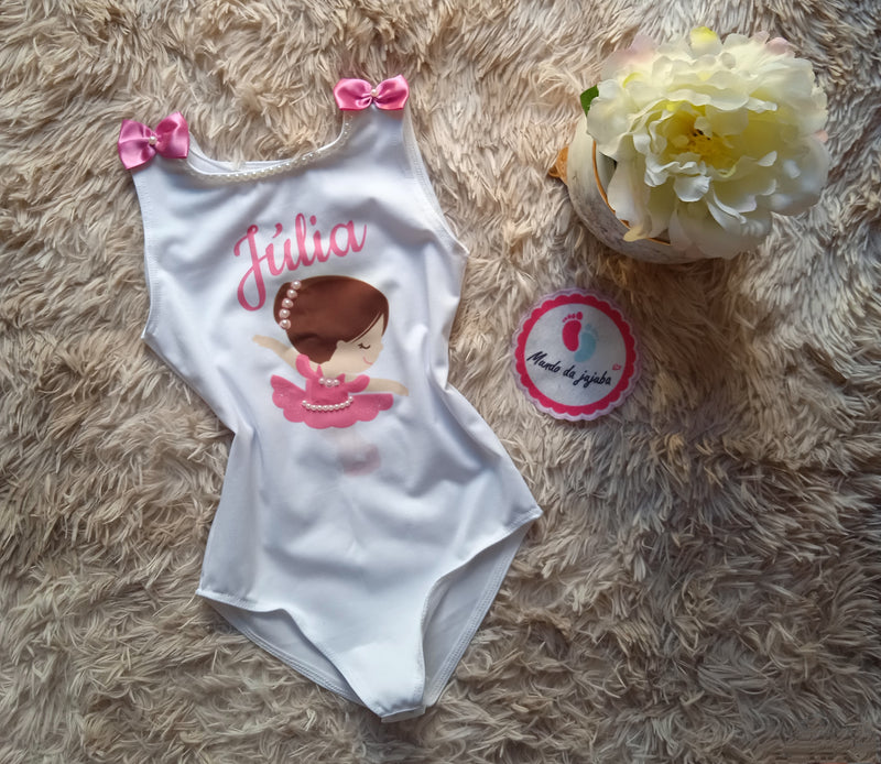 Body Personalizado Bailarina Infantil