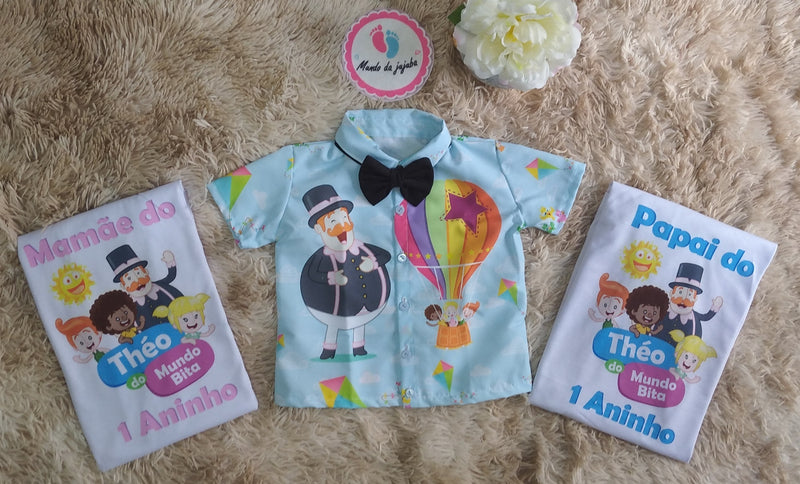 Kit Familia Mundo Bita Pipas e Balões Infantil