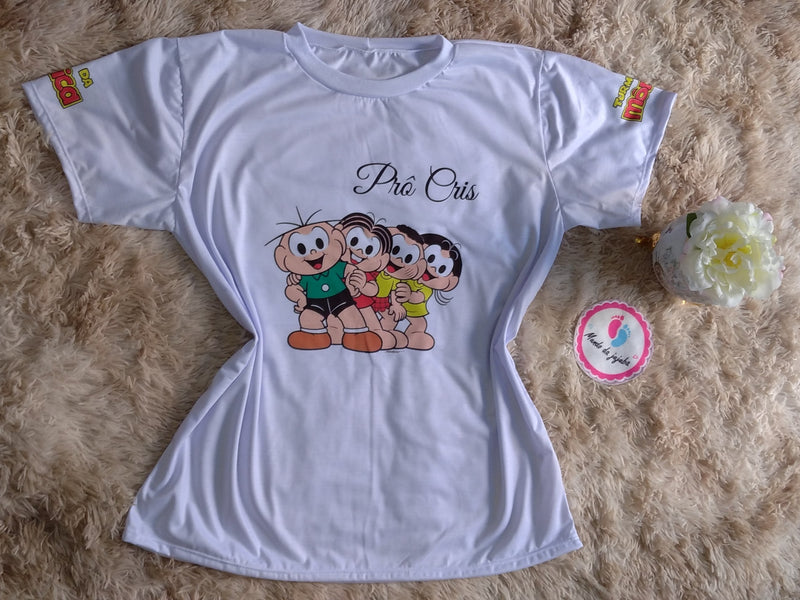 Camiseta Personalizada Turma da Mônica adulto "Dia dos Professores"