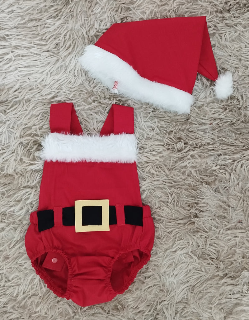 Romper Papai Noel Infantil