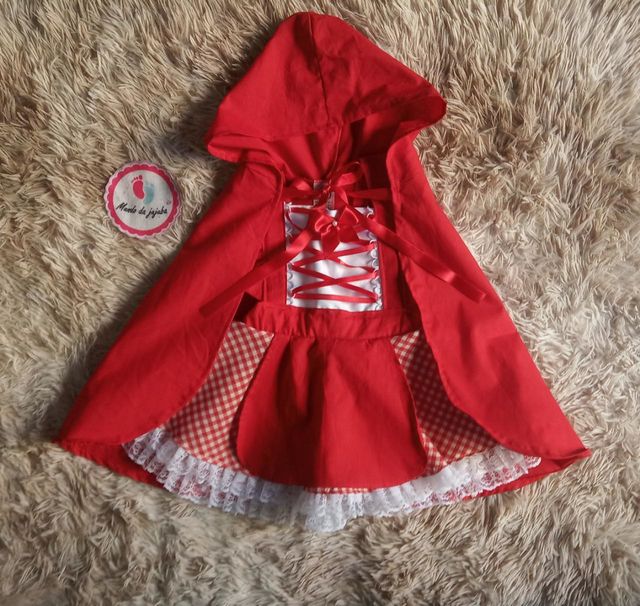 Fantasia Chapeuzinho Vermelho Infantil