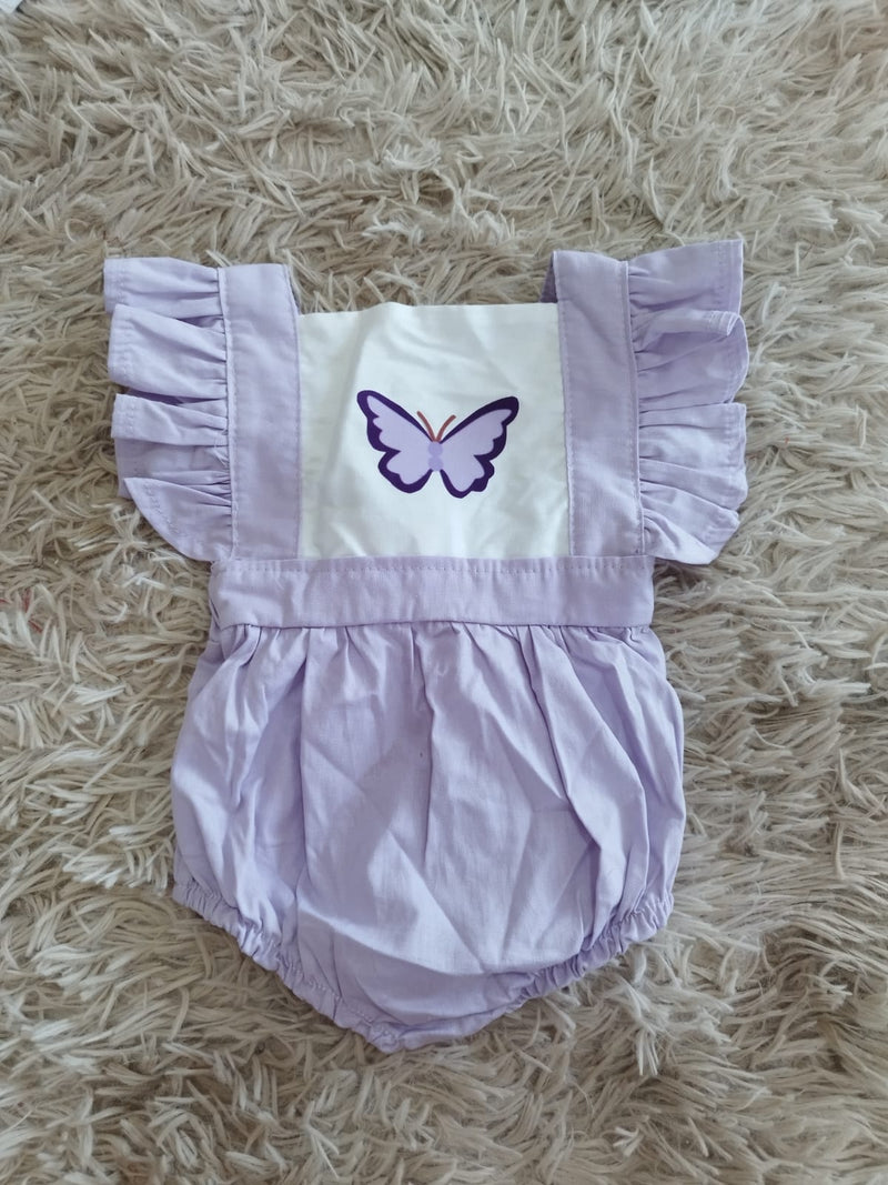 Romper Borboleta Lilas