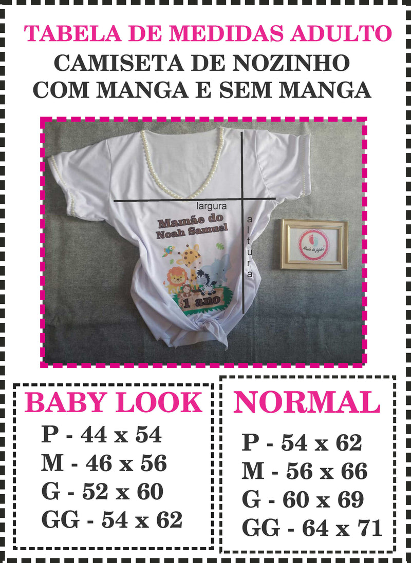 Kit Família Camiseta Sereia Personalizado